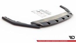 Cup Spoilerlippe Front Ansatz V.3 passend für Skoda Octavia RS Mk4 schwarz Hochglanz