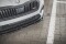 Cup Spoilerlippe Front Ansatz V.3 für Skoda Octavia RS Mk4 schwarz Hochglanz