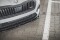 Cup Spoilerlippe Front Ansatz V.3 passend für Skoda Octavia RS Mk4 schwarz Hochglanz