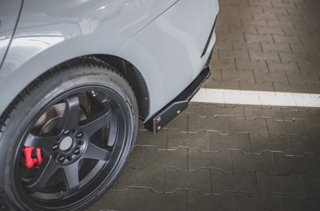 Heck Ansatz Flaps Diffusor V.2 + Flaps für Skoda Octavia RS Combi / Liftback Mk4 / Mk4 Facelift