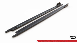 Seitenschweller Ansatz Cup Leisten V.2 passend für + Flaps passend für Skoda Octavia RS Liftback / Combi Mk4 Facelift