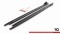 Seitenschweller Ansatz Cup Leisten + Flaps V.2 für Skoda Octavia RS Mk4 schwarz Hochglanz