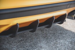 Street Pro Heckschürze Heck Ansatz Diffusor für Ford Focus ST Mk4 ROT