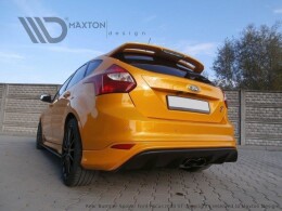 Heck Ansatz Diffusor passend für Ford Focus ST Mk3 (RS Look) schwarz Hochglanz