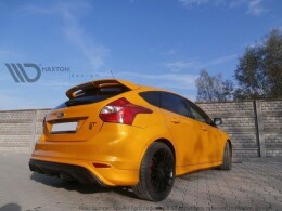 Street+ Heck Ansatz Diffusor passend für Ford Focus ST Mk3 (RS Look) schwarz Hochglanz