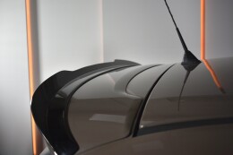 Heck Spoiler Aufsatz Abrisskante für FIAT 500 HATCHBACK SPORT vor Facelift schwarz Hochglanz