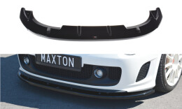 Cup Spoilerlippe Front Ansatz V.2 passend für Abarth 500 Mk1 schwarz Hochglanz