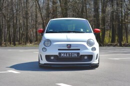 Cup Spoilerlippe Front Ansatz V.2 passend für Abarth 500 Mk1 schwarz Hochglanz
