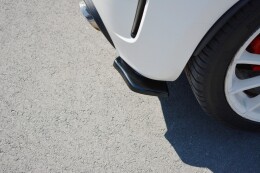 Heck Ansatz Flaps Diffusor passend für Abarth 500 Mk1 schwarz Hochglanz