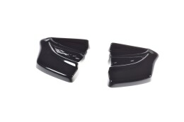 Heck Ansatz Flaps Diffusor passend für Abarth 500 Mk1 schwarz Hochglanz