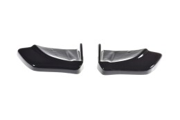 Heck Ansatz Flaps Diffusor passend für Abarth 500 Mk1 schwarz Hochglanz