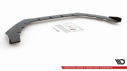 Street Pro Cup Spoilerlippe Front Ansatz + Flaps passend für Ford Focus RS Mk3 ROT+ HOCHGLANZ FLAPS
