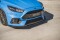 Street Pro Cup Spoilerlippe Front Ansatz + Flaps passend für Ford Focus RS Mk3 ROT+ HOCHGLANZ FLAPS