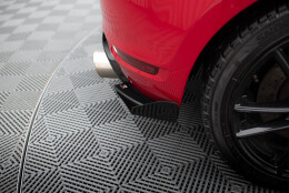 Street Pro Heck Ansatz Flaps Diffusor passend für VW Golf 6 GTI Mk6 rot+ Hochglanz Flaps