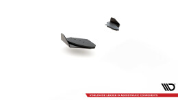 Street Pro Heck Ansatz Flaps Diffusor passend für VW Golf 6 GTI Mk6 rot+ Hochglanz Flaps