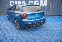 Heck Ansatz Flaps Diffusor V.2 passend für (passend für heckansatz v.1) BMW M135i F20 schwarz Hochglanz