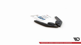 Heck Ansatz Flaps Diffusor V.2 passend für (passend für heckansatz v.1) BMW M135i F20 schwarz Hochglanz