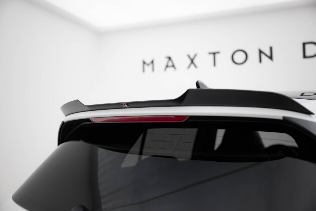 Heck Spoiler Aufsatz Abrisskante V.2 passend für VW Golf GTI / GTE / GTD / R-Line / R Mk8 schwarz Hochglanz