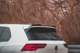 Heck Spoiler Aufsatz Abrisskante V.2 für VW Golf GTI / GTE / GTD / R-Line / R Mk8 schwarz Hochglanz