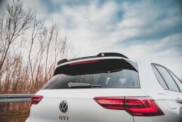 Heck Spoiler Aufsatz Abrisskante V.2 passend für VW Golf GTI / GTE / GTD / R-Line / R Mk8 schwarz Hochglanz