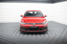 Cup Spoilerlippe Front Ansatz + Flaps V.3 für VW Golf 8 GTI