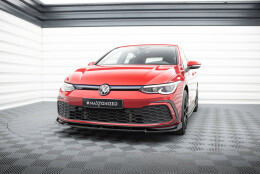 Cup Spoilerlippe Front Ansatz V.3 + Flaps passend für VW Golf GTI / GTE / GTD / R-Line Mk8