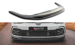 Cup Spoilerlippe Front Ansatz V.5 für VW Golf 8 GTI schwarz Hochglanz