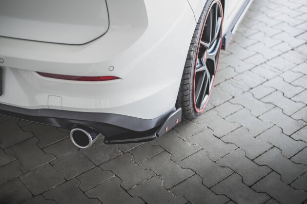 Heck Ansatz Flaps Diffusor +Flaps V.2 für VW Golf 8 GTI