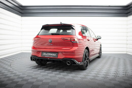 Heck Ansatz Flaps Diffusor V.2 + Flaps passend für VW Golf GTI / GTE Mk8