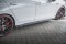 Seitenschweller Ansatz Cup Leisten V.2 + Flaps passend für VW Golf 8 GTI / GTI Clubsport schwarz MATT