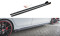 Seitenschweller Ansatz Cup Leisten V.2 + Flaps passend für VW Golf 8 GTI / GTI Clubsport schwarz MATT