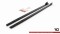 Seitenschweller Ansatz Cup Leisten V.2 + Flaps passend für VW Golf 8 GTI / GTI Clubsport schwarz MATT