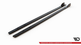 Seitenschweller Ansatz Cup Leisten V.2 für + Flaps für VW Golf GTI / GTE / GTI Clubsport / GTD / R-Line Mk8