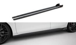 Seitenschweller Ansatz Cup Leisten V.2 passend für + Flaps passend für VW Golf GTI / GTE / GTI Clubsport / GTD / R-Line Mk8
