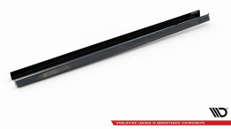 Seitenschweller Ansatz Cup Leisten V.3 passend für VW Golf GTI / GTE / GTI Clubsport / GTD / R-Line Mk8 schwarz Hochglanz