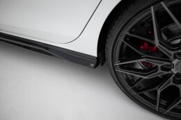 Seitenschweller Ansatz Cup Leisten V.3 passend für VW Golf GTI / GTE / GTI Clubsport / GTD / R-Line Mk8 schwarz Hochglanz