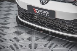 Street Pro Cup Spoilerlippe Front Ansatz passend für VW Golf 8 GTI SCHWARZ