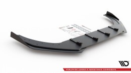Street Pro Cup Spoilerlippe Front Ansatz passend für VW Golf 8 GTI SCHWARZ+ HOCHGLANZ FLAPS