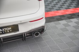 Street Pro Heck Ansatz Flaps Diffusor für VW Golf 8 GTI SCHWARZ