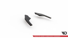 Street Pro Heck Ansatz Flaps Diffusor passend für VW Golf 8 GTI SCHWARZ