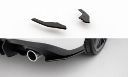 Street Pro Heck Ansatz Flaps Diffusor passend für VW Golf 8 GTI SCHWARZ