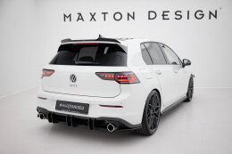 Street Pro Heck Ansatz Flaps Diffusor passend für VW Golf 8 GTI SCHWARZ