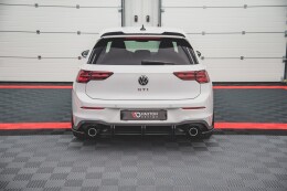 Street Pro Heck Ansatz Flaps Diffusor für VW Golf 8 GTI ROT