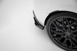 Street Pro Heck Ansatz Flaps passend für VW Golf GTI / GTE Mk8 schwarz Hochglanz