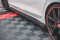 Street Pro Seitenschweller Ansatz Cup Leisten für VW Golf 8 GTI / GTI Clubsport ROT