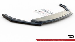 Cup Spoilerlippe Front Ansatz V.2 passend für Skoda Octavia RS Mk4 schwarz Hochglanz