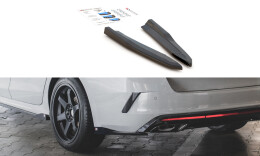 Heck Ansatz Flaps Diffusor V.2 für Skoda Octavia RS Combi / Liftback Mk4 / Mk4 Facelift schwarz Hochglanz