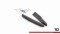 Heck Ansatz Flaps Diffusor V.2 passend für Skoda Octavia RS Mk4 schwarz Hochglanz