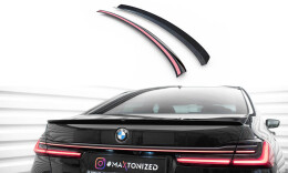 Heck Spoiler Aufsatz Abrisskante passend für BMW 7 G11 / G12 schwarz Hochglanz