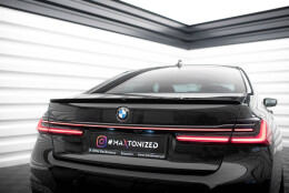 Heck Spoiler Aufsatz Abrisskante passend für BMW 7 G11 / G12 schwarz Hochglanz